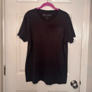 Dark Grey V-Neck Men's Shirt